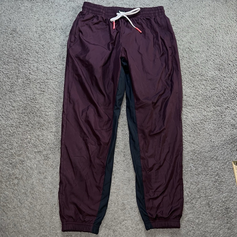 Under Armour Project Rock Jogger Brahma Pants Burgundy Loose Women's Size M